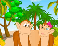 majmos - Cute monkey kissing