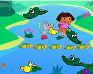 Dora crocodile lake majmos ingyen játék