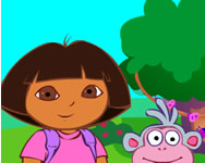 Dora find Boots majmos HTML5 játék