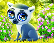 Happy lemur majmos HTML5 játék